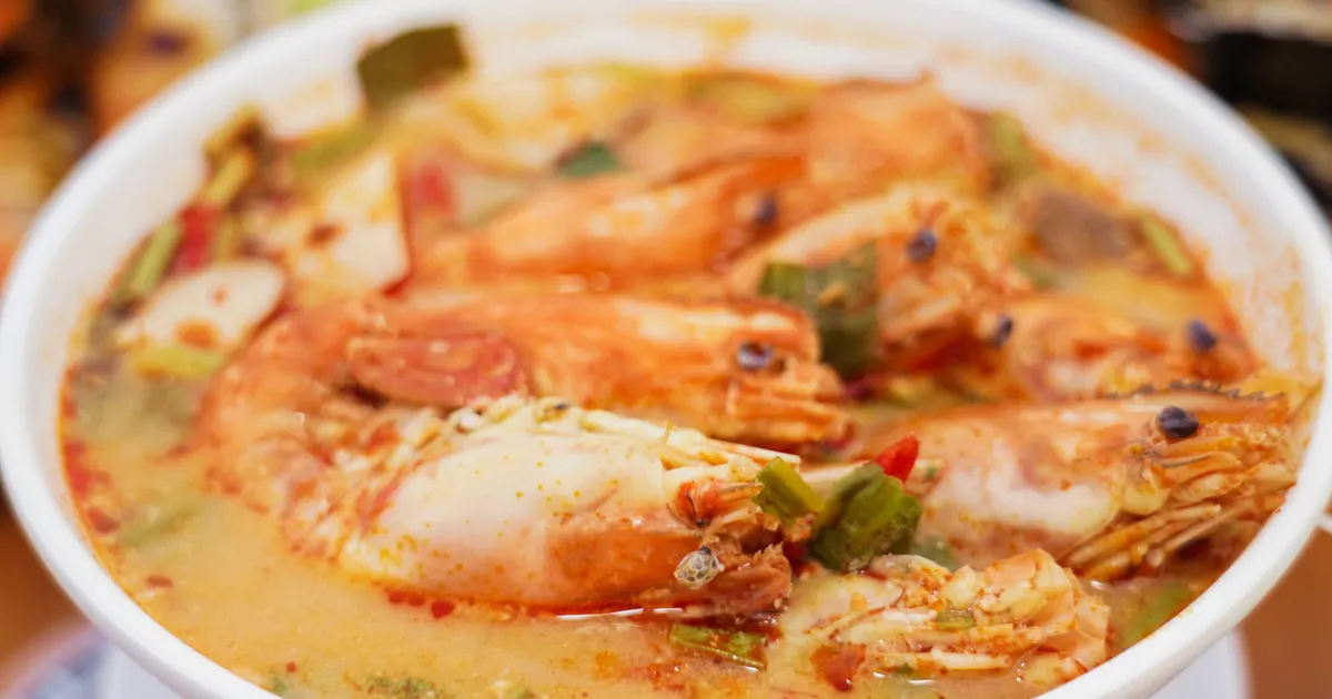 เมนูต้มยำกุ้งของเมอริเดียน ครูซ 2